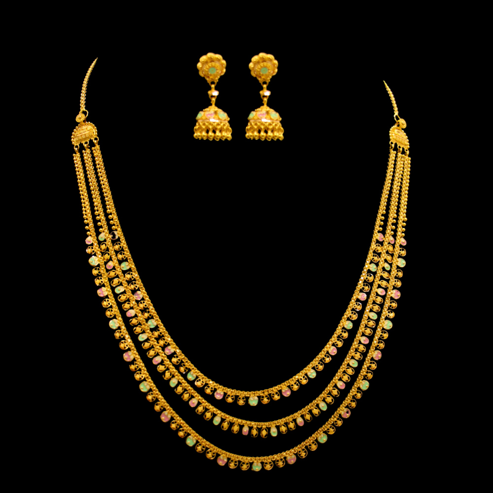 22K Gold Necklace Set